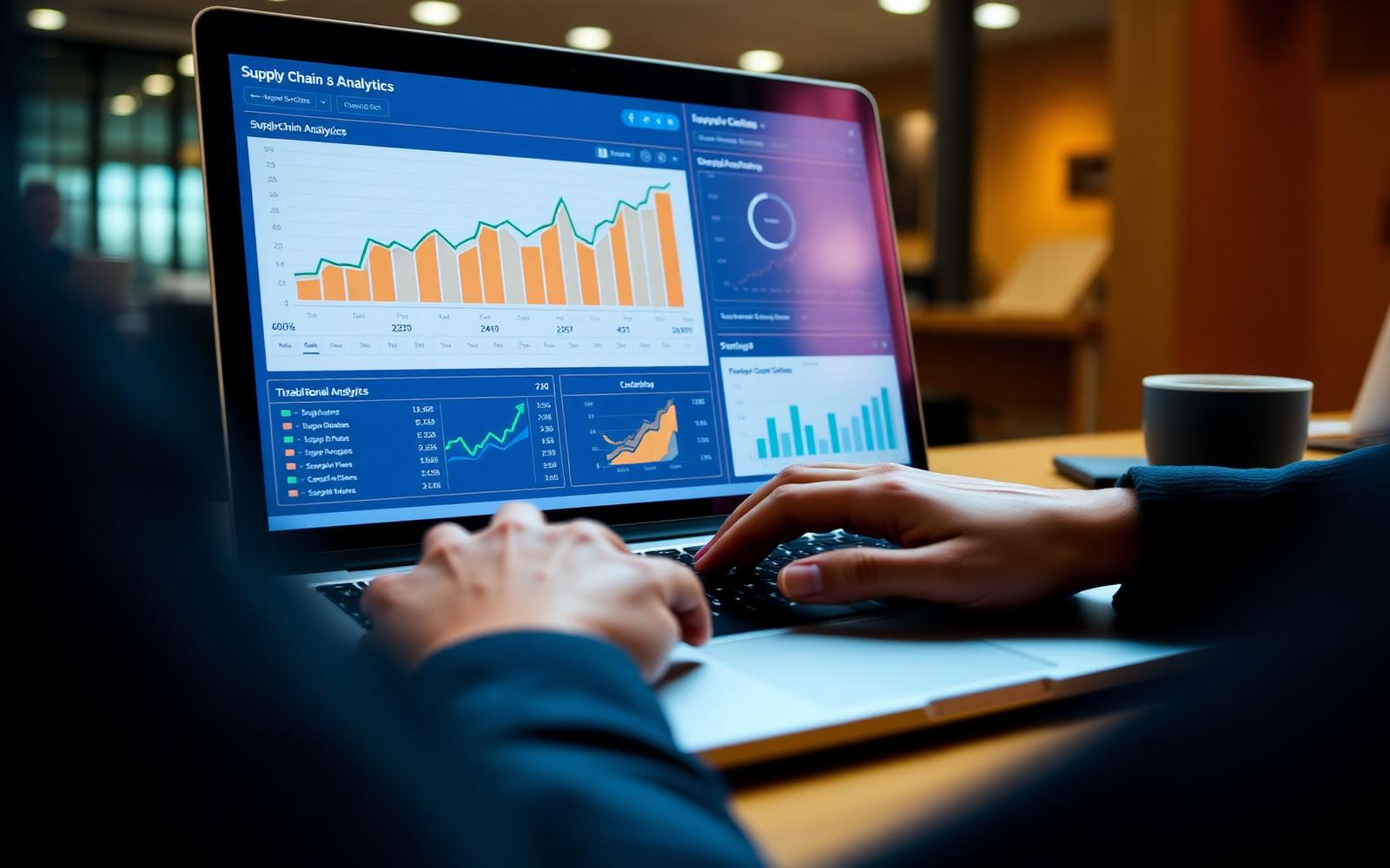 Supply chain analytics dashboard